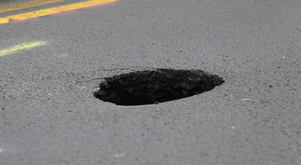 Sinkhole In Aylesbury Surprises Local Drivers